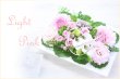 画像1: Clearbox LightPink　花材はお任せ〜季節のお花で上品に仕上げます〜