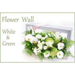 画像: Flower Wall  White and Pink　花材はお任せ〜季節のお花で上品に仕上げます〜